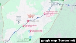 Pyin Oo Lwin Map