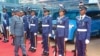 Zimbabwean Chief of Army Staff inspects a guard of honor by Nigerian Airforce 