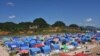  တရုတ်-မြန်မာ နှစ်နိုင်ငံနယ်စပ်ရှိ BP 125 စစ်ရှောင်စခန်း။ (နိုဝင်ဘာ၊ ၂၀၂၃)