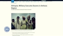 በአማራ ክልል ተፈፅሟል ያለው ግድያ በተመድ እንዲጣራ የመብት ድርጅቱ ጠየቀ