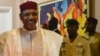 FILE - Niger President Mohamed Bazoum at the presidential palace in Niamey, Niger, March 16, 2023. The European Union and the United States have called for the military junta that seized power in Niger last week to halt their coup and return Bazoum to office.
