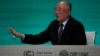 Xie Zhenhua, China's special envoy for climate, speaks during a news conference at the COP28 U.N. Climate Summit, Dec. 13, 2023, in Dubai, United Arab Emirates.