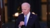President Joe Biden speaks before a dinner for Combatant Commanders in the Cross Hall of the White House in Washington, May 3, 2023.