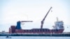 FILE - Russian vessel "Lady R" is docked at the Simon's Town Naval Base near Cape Town, South Africa, on Dec. 8, 2022.