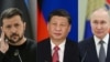 习近平能促使俄罗斯和乌克兰坐到谈判桌前来吗？（法新社合成照片）