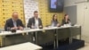 Konferencija za novinare CRTA-e (Foto: VOA)