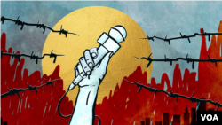 Suriye’de SİHA saldırısında yaşamını yitiren gazeteciler Nazım Daştan ve Cihan Bilgin için basın açıklaması yaparken yaklaşık 6 hafta önce gözaltına alınan ve daha sonra tutuklanan yedi gazeteci, yurtdışı çıkış yasağı ve adli kontrol şartıyla tahliye edildi. 