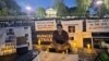Darian Dalili — the son of Iran-born U.S. resident Shahab Dalili, who has been jailed by Tehran since 2016 — stages a hunger strike near the White House to press the U.S. government to seek his father's release, Aug. 13, 2023.