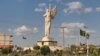 Statue of Freedom in Kobani, Syria.