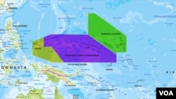 Perjanjian Asosiasi Bebas dengan Palau, Negara Federasi Mikronesia, dan Kepulauan Marshall – serta perairan di sekitar wilayah AS di Guam dan Kepulauan Mariana Utara – memberikan kendali militer AS atas sebagian besar wilayah Pasifik Barat.