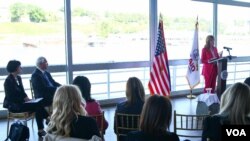 Konferencija za novinare administratorke Američke agencije za međunarodni razvoj (USAID) Samante Pauer u Beogradu