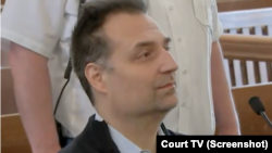 Brajan Volš u sudnici u Norfloku, 27. april 2023. (Foto: Court TV/screenshot)