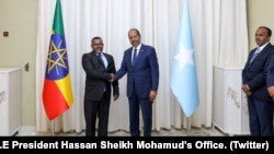 አምባሳደር ሙክታር፣ የሶማሊያ ፕሬዝዳንት ሐሰን ሼክ ሙሐመድ 