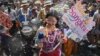ဘန်ကောက်မြို့ ခေါက်ဆန်လမ်းမှာ ပြုလုပ်တဲ့ သင်္ကြန်မြင်ကွင်း (ဧပြီ ၁၂၊ ၂၀၂၄)