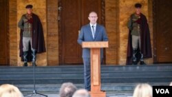 Африм Гаши потврди дека членови од неговото обезбедување заминале кон скопскиот аеродром за, како што вели, да ја смират ситуацијата. Фото: Гаши одржа говор по повод Илинден, Скопје, 2ри август, 2024