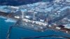 Pembangkit listrik tenaga nuklir Fukushima Daiichi di Kota Okuma, prefektur Fukushima, utara Tokyo, pada 17 Maret 2022. (Shohei Miyano/Kyodo News via AP)