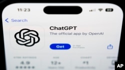 FILE - A ChatGPT logo is seen on a smartphone in West Chester, Pa., Dec. 6, 2023. 