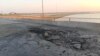 Jembatan Chonhar yang menghubungkan bagian wilayah Kherson Ukraina yang dikuasai Rusia ke semenanjung Krimea, yang rusak akibat serangan rudal Ukraina, dalam gambar ini dirilis 22 Juni 2023. (Vladimir Saldo via Telegram/Handout via REUTERS)