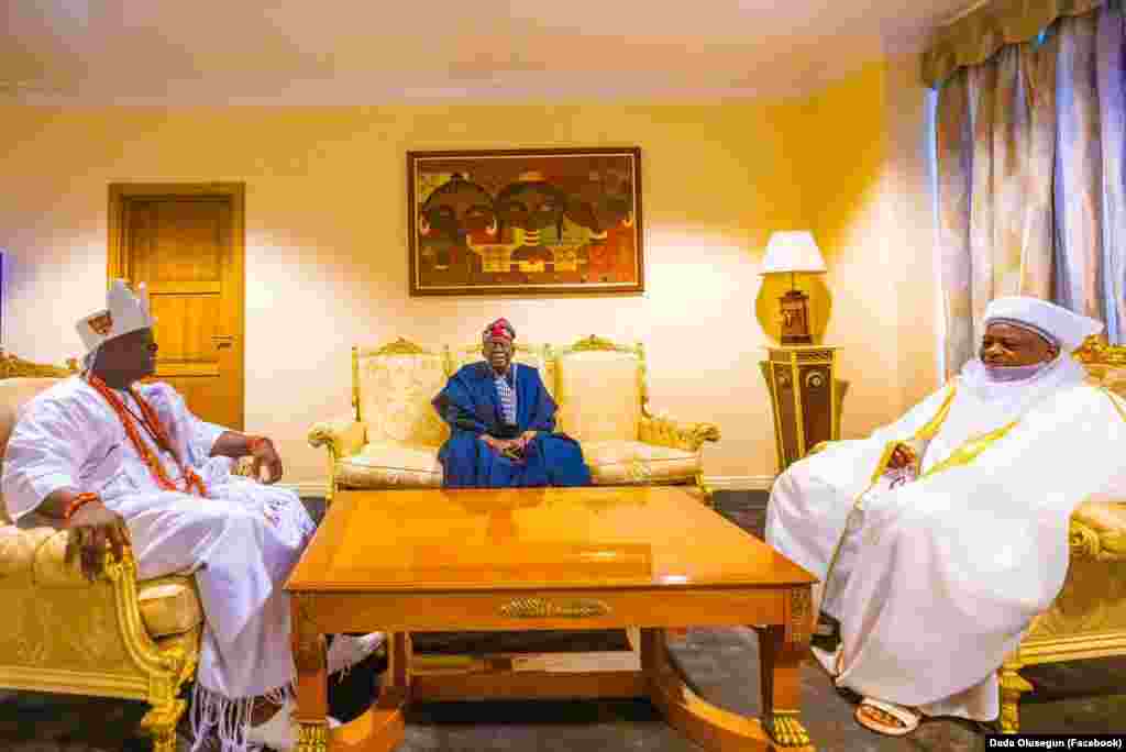 Ganawar Shugaba Tinubu Da Manyan Sarakunan Najeriya, ciki har da Mai Alfarma Sarkin Musulmi, Alhaji Sa'ad Abubakar III