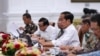 Presiden Joko Widodo memimpin rapat terbatas soal IEU-CEPA pada 13 Juli 2023 lalu (courtesy: Setpres RI).