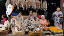 ယခင်မှတ်တမ်းရုပ်ပုံ | ရခိုင်ပြည်နယ် စစ်တွေမြို့ ဈေးတခုမှာ ငါးခြောက်ရောင်းချနေသူများ (မတ် ၃၊ ၂၀၁၇)

