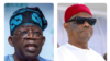 Bola Tinubu, hagu, Nyesom Wike, dama (Facebook/Instagram: Bola Tinubu/Nyesome Wike)