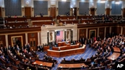 President Joe Biden delivers his State of the Union address to a joint session of Congress at the Capitol, Tuesday, March 1, 2022, in Washington.