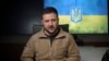 Ukrajinski predsednik Volodimir Zelenski obraća se javnosti u Kijevu, 22. april 2022. (Foto: AP/Ukrainian Presidential Press Office)