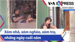 Xóm nhỏ, xóm nghèo, xóm trọ, những ngày cuối năm