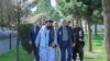 FILE - This handout photo released by the Taliban Foreign Ministry shows Taliban Foreign Minister Amir Khan Muttaqi (2L) and Kremlin's special envoy to Afghanistan, Zamir Kabulov before their meeting in Kabul, March 24, 2022. (Photo by Taliban Foreign Ministry / AFP)