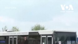 До Запоріжжя прибули автобуси із окупованого Маріуполя. Відео