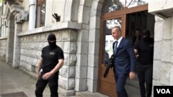 Predsjednik Privrednog suda Blažo Jovanić (Foto: VOA, Jovo Radulović)