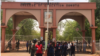 Yadda aka jibge jami'an tsaro a kofar kwalejin da tarzomar ta auku a jihar Sokoto