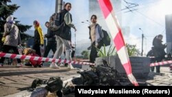 Архівне фото: уламки іранського дрона в Києві, жовтень 2022 року