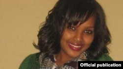 Nazrawit Abera tampak dalam foto yang dirilis kantor berita Etiopia, Fana Broadcasting.