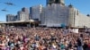A demonstration in Melbourne, Australia, drew a crowd of about 3,000.