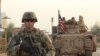Joint US and SDF border patrol from Rimailan to Tal Marouf in NE Syria. (Zana Omer/VOA)