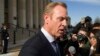FILE - Acting Defense Secretary Pat Shanahan speaks with the media as he waits for the arrival of NATO Secretary General Jens Stoltenberg at the Pentagon in Washington, Jan. 28, 2019. 