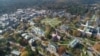 상공에서 바라본 다트머스 대학교. 제공: dartmouth college.