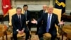 FILE - U.S. President Donald Trump meets with Uzbekistan President Shavkat Mirziyoyev at the White House in Washington, May 16, 2018. 