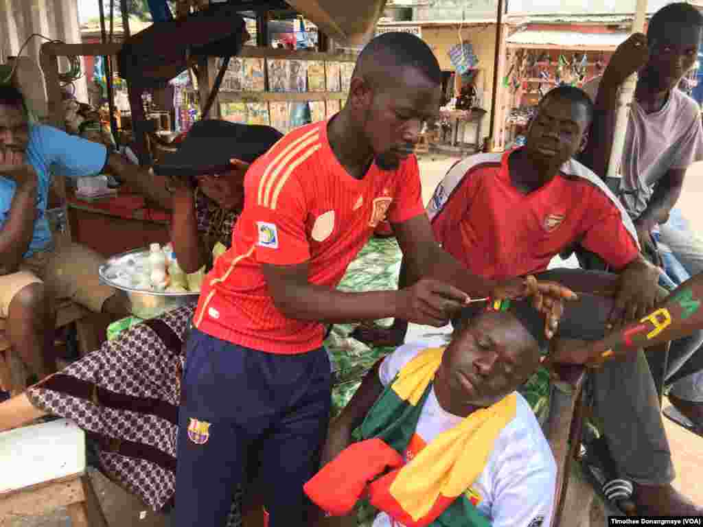 AFCON 2017 da Port-Gentil a Gabon. (VOA/ Timothée Donangmaye)