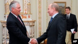 Reks Tilerson sa ruskim predsednikom Vladimirom Putinom