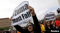 Masu zanga zanga dake neman a tsige Jacob Zuma saboda yin anfani da kudin gwamnati wajen gyara gidan kansa