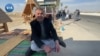 Termizdagi chegarada o'tirgan afg'onlar