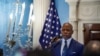 New York City Mayor Eric Adams attends an M/WBE awards celebration at Gracie Mansion in New York