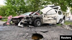Последици од гранатирање во Белгород.