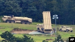 지난 2017년 초 미군이 한국 성주에 배치한 사드(THAAD) 고고도미사일방어체계 발사대.