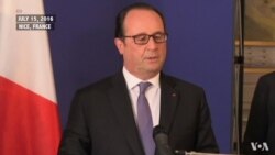 French President Francois Hollande Addresses Nation