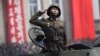 FILE - A soldier in tank takes part in a military parade on the Kim Il Sung Square in Pyongyang, North Korea, April 15, 2017.