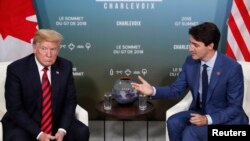 shugaban Amurka Donald Trump da Firai Ministan Canada Justin Trudeau